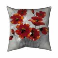 Begin Home Decor 26 x 26 in. Anemone Flowers-Double Sided Print Indoor Pillow 5541-2626-FL8